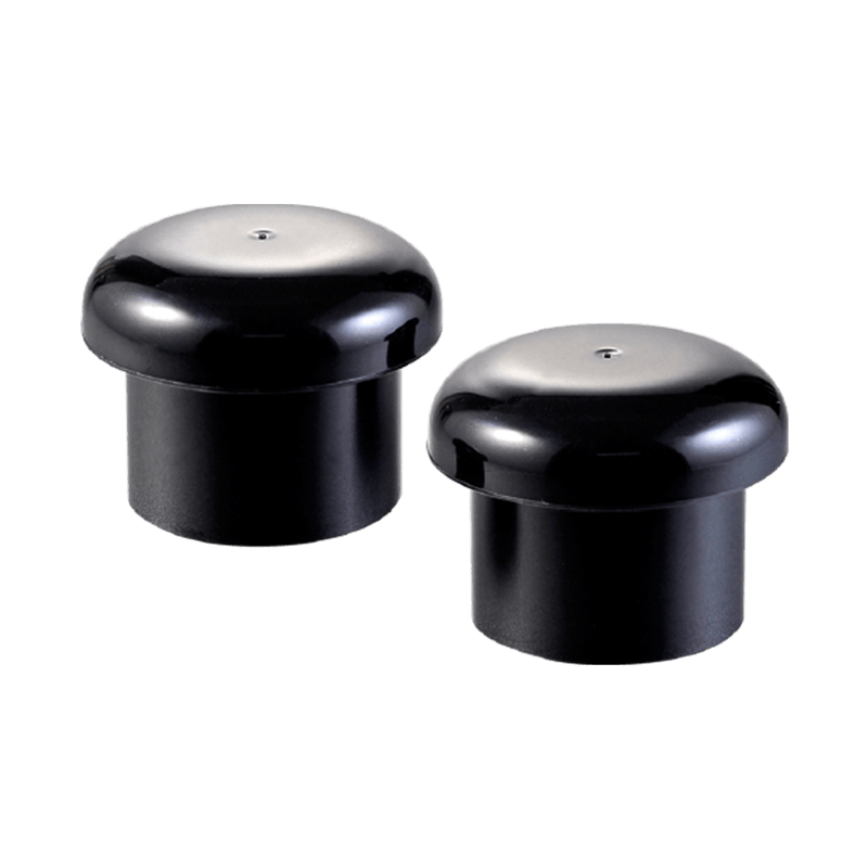 Capac cu șurub din plastic negru mat