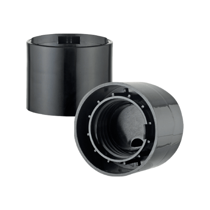 Capac superior disc din plastic pp negru pentru detergent