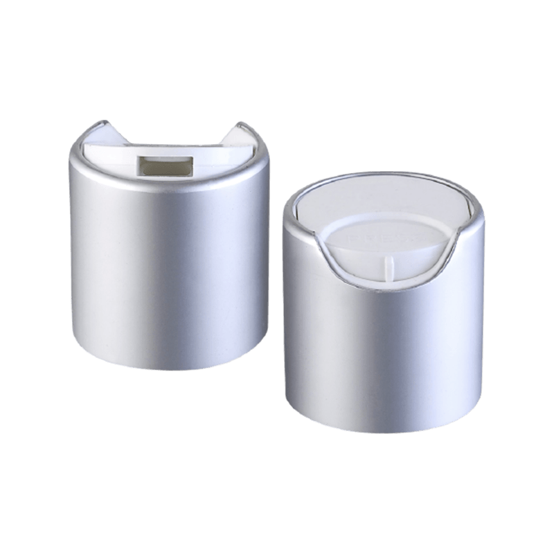 Capac disc din plastic PP alb argintiu